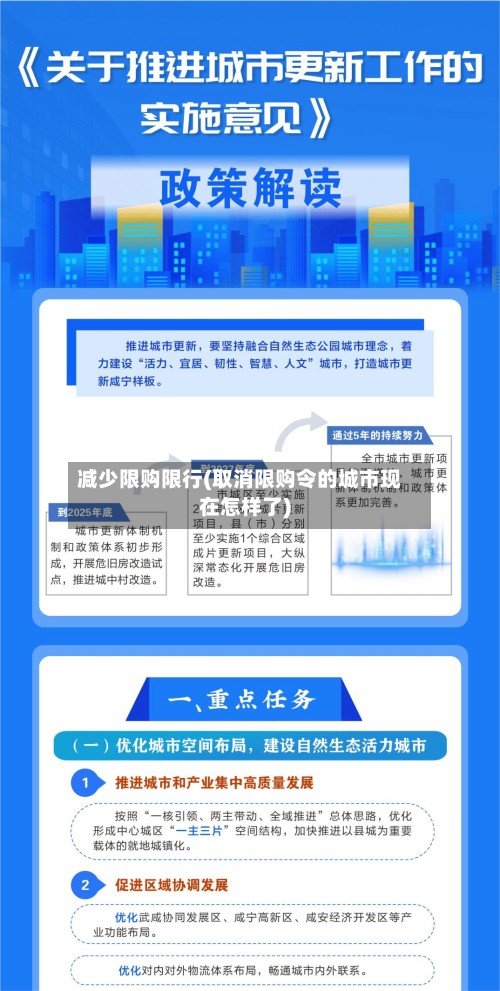 减少限购限行(取消限购令的城市现在怎样了)-第2张图片