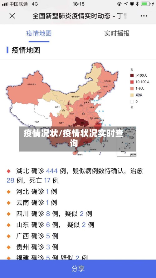 疫情况状/疫情状况实时查询