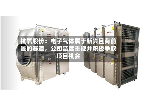 杭氧股份：电子气体属于新兴且有前景的赛道	，公司高度重视并积极争取项目机会-第3张图片