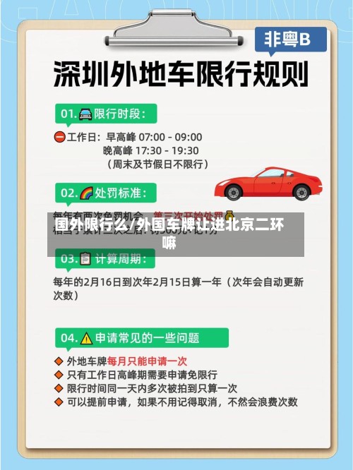 国外限行么/外国车牌让进北京二环嘛