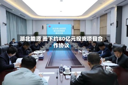 湖北能源 签下约80亿元投资项目合作协议-第2张图片