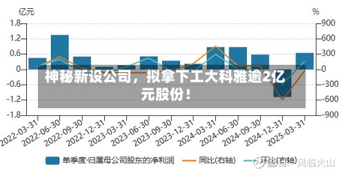 神秘新设公司，拟拿下工大科雅逾2亿元股份！